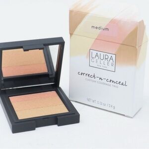 Laura Geller Medium Concealer Palette with Peach and Tan Shades